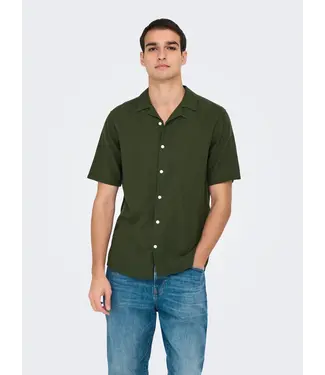 ONLY & SONS Caiden Solid Resort Linen