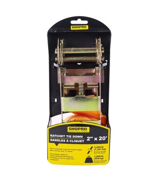 2" x 20' Ratchet Tie Down
