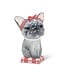 Frenchie on Cushion Vase