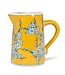 Small Floral Jug Yellow