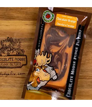 Chocolate Moose Fudge Factory Fudge - Chocolate Orange 110g