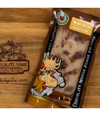 Chocolate Moose Fudge Factory Fudge - Maple Bacon 110g