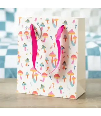 Something Different Wholesale Medium Funky Fungi Groovy Mushroom Print Gift Bag