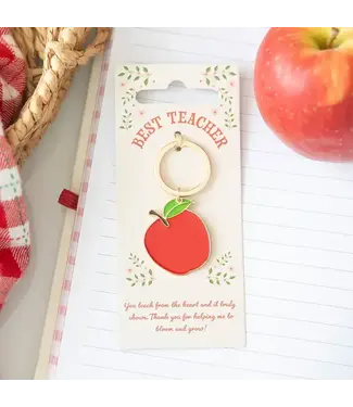 Something Different Wholesale Best Teacher Apple Keyring