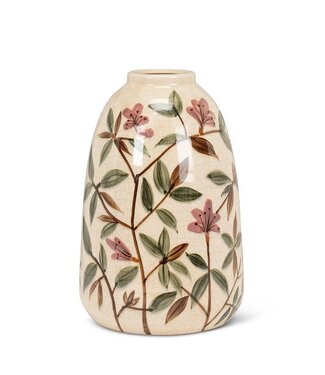 Abbott Collection Medium Floral Tall Vase