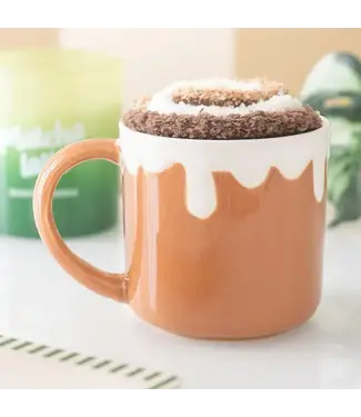 Something Different Wholesale Cinnamon Roll Mug and Socks Set