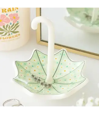 Something Different Wholesale Floral Umbrella Trinket Dish