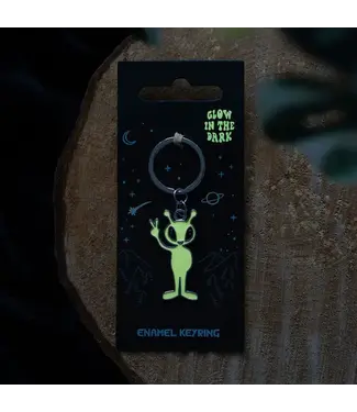 Something Different Wholesale Glow in the Dark Y2K Alien Keyring