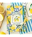 Italian Lemon Print A5 Recipe Journal