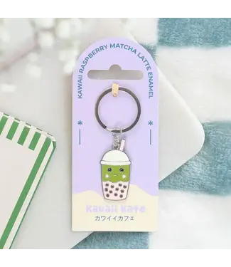 Something Different Wholesale Kawaii Matcha Latte Bubble Tea Keyring