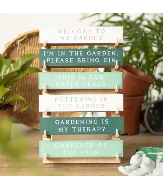 Something Different Wholesale Gardening Block Signs