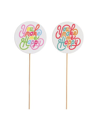 The Florist Supply "You Make Me Happy" Picks