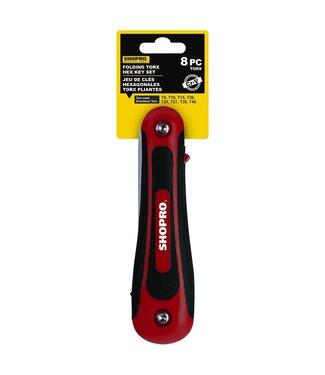 8 PC Folding Torx Hex Key Set