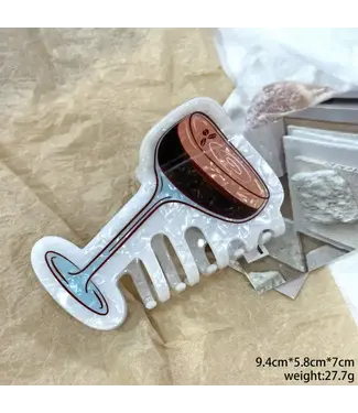 SoapElenGlen Cocktail Shaped Hair Claw Clip