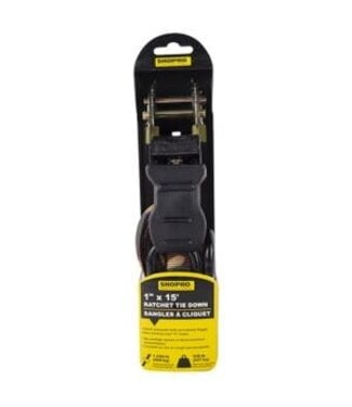 1" x 15' Ratchet Tie Down- Camouflage