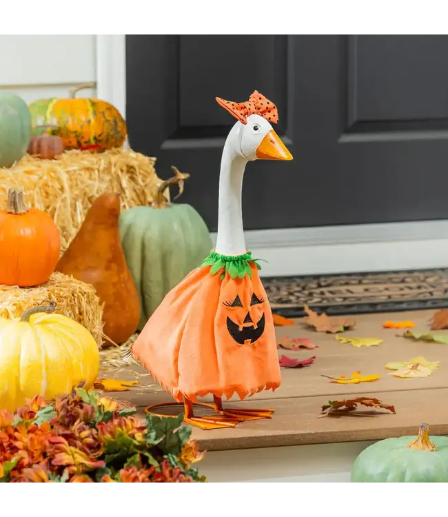 Giddy the Goose Outfit - Pumpkin Poncho
