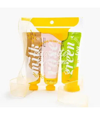 Avry Beauty Shea Butter Lotion Trio: Milk & Honey, Rose & Green Tea