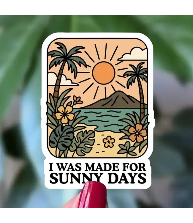 Sunny Days Vinyl Sticker