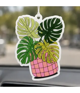 Moonlit Creations Monstera Plant Air Freshener - Forest Rain Scent