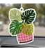 Monstera Plant Air Freshener - Forest Rain Scent