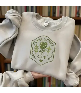 STRONG N FREE CDN Plant Lovers Club Embroidered Sweatshirt