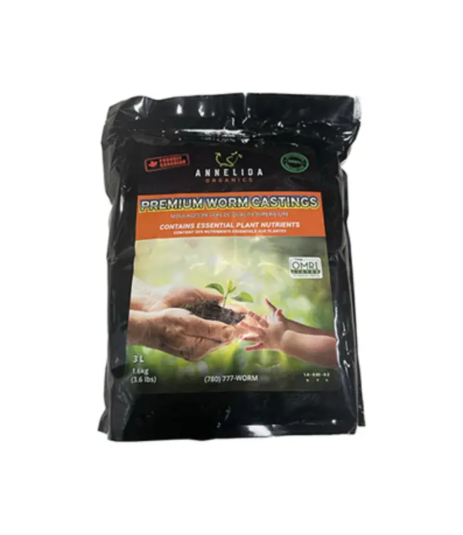 Annelida Premium Worm Castings 3L
