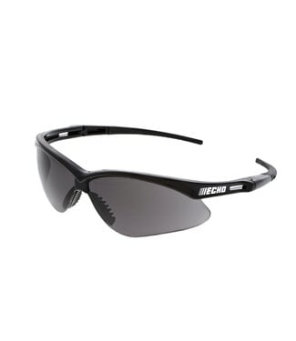 ECHO Safety Sunglasses - Black Frame w/ Smoke Lenz