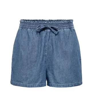 ONLY Etty Stipe Shorts Denim