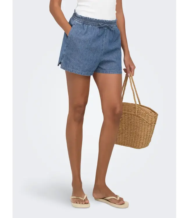 Etty Stipe Shorts Denim