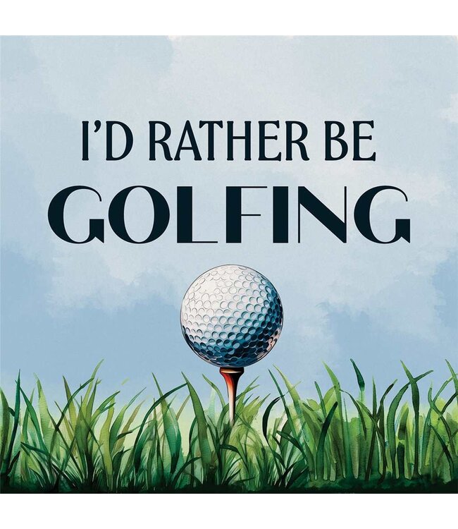 Coaster 4" Sq Golfing