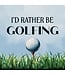 Coaster 4" Sq Golfing