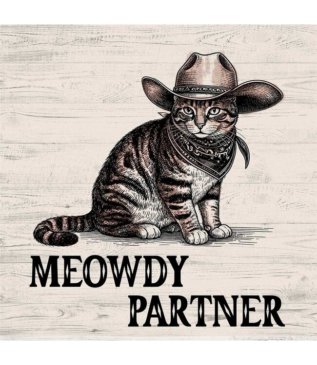 Coat 4" Sq Country Cat