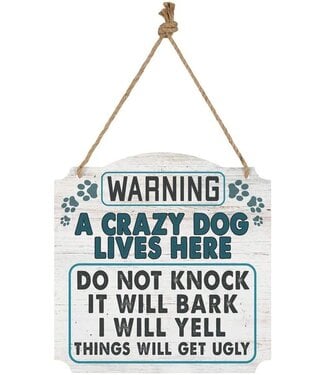 Carson Home & Gift Wall Decor Crazy Dog
