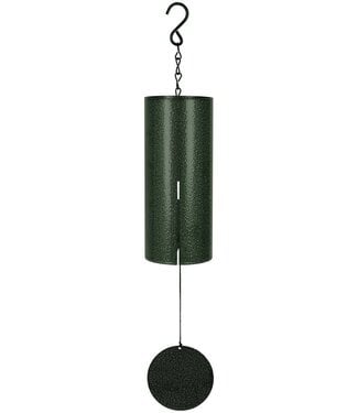 Carson Home & Gift Cyl Bell 18" Forest Green Fleck
