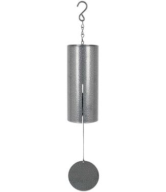 Carson Home & Gift Cyl Bell 18" Pewter Fleck