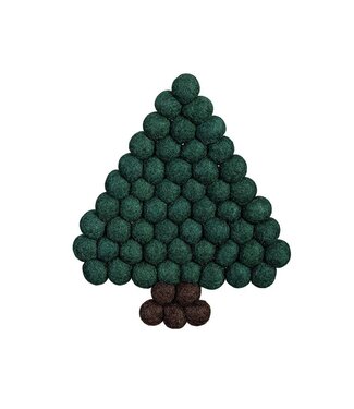 Evergreen Shades of Emerald Trivet Tree