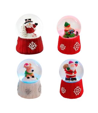 Evergreen Heartfelt Cheer Water Globe Mini Cardigan Knit - Single