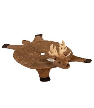 Evergreen Winter Grove Tree Décor Deer Fabric Tree Skirt