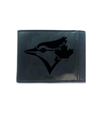 Evergreen Toronto Blue Jays Front Pocket Wallet w/ RFID Blocking Black
