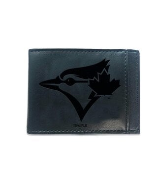 My Evergreen Toronto Blue Jays Front Pocket Wallet w/ RFID Blocking Black