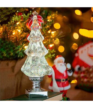 Evergreen Season to Sparkle LED Table  Liquid Motion Glitter Christmas Tree