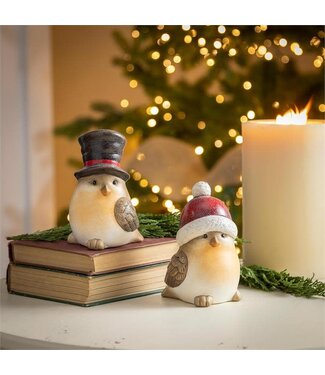 Evergreen Joyful Traditions Table Decor Ceramic Christmas Bird