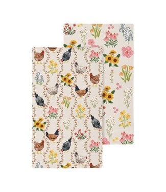 Evergreen Floral Quick Dry Kitchen Towel