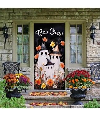 Evergreen Halloween Ghost Family Door Cover