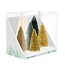 Shades of Emerald Table Décor Bottle Brush Tree Set Large