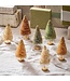 Shade of Emerald Table Decor Bottle Brush Tree Set Small