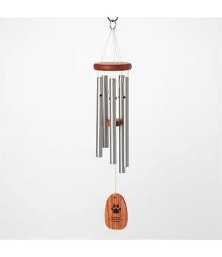 Woodstock Pet Sympathy Chime - Paw Print
