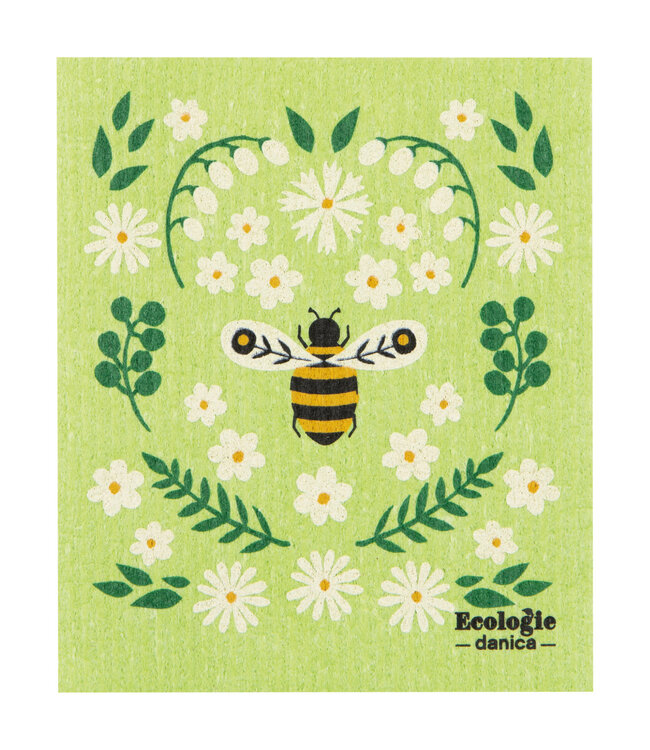 Bee Garden Swedish Dishcloth
