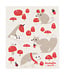 Toadstool Time Swedish Dishcloth