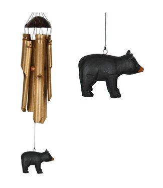 Evergreen Half Coconut Chime Medium Bear